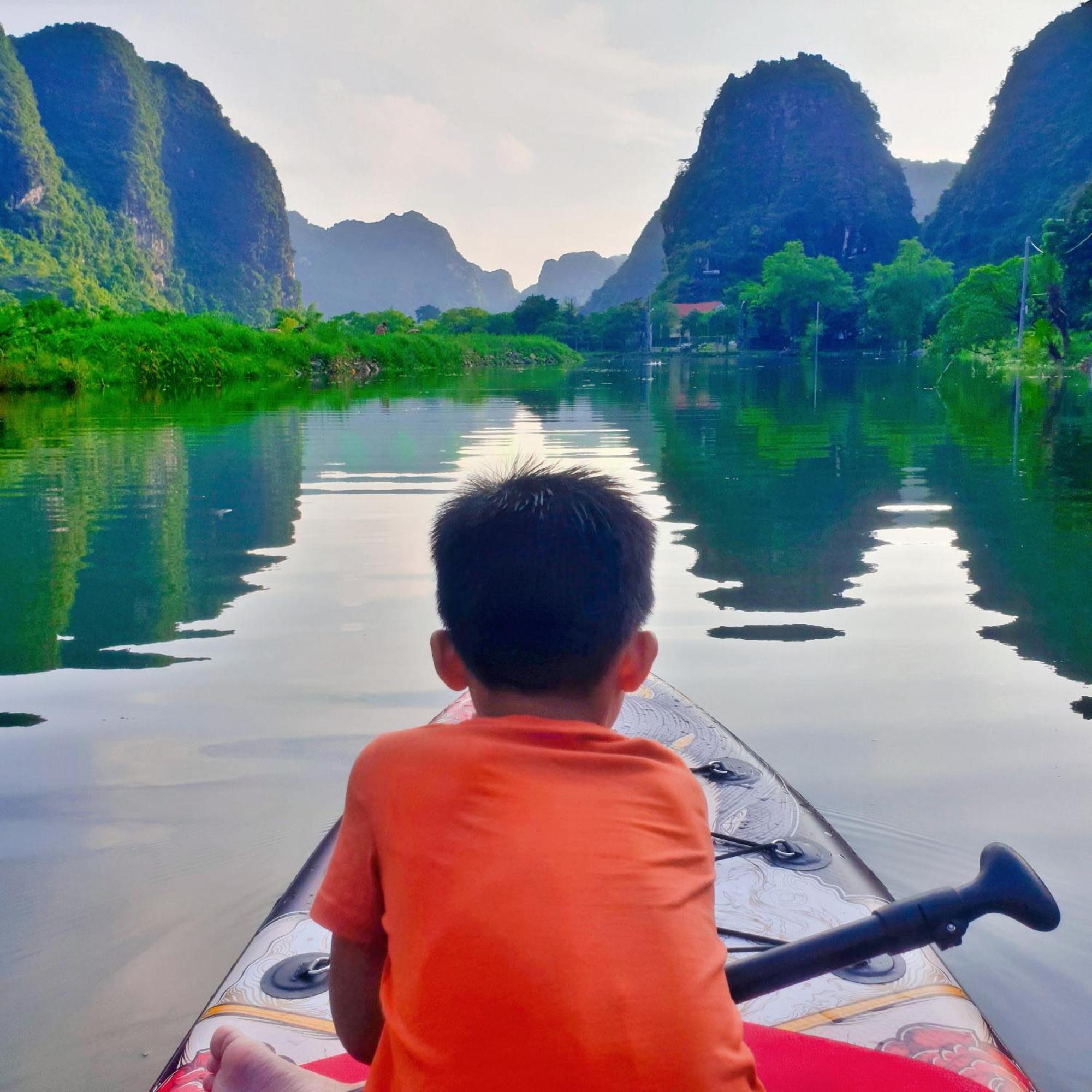 Quoc Khanh Bamboo Homestay Νιν Μπιν Εξωτερικό φωτογραφία