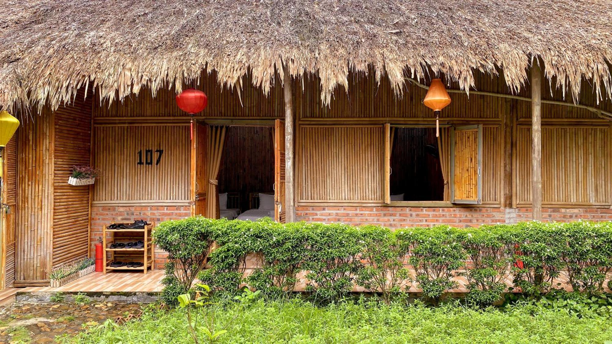 Quoc Khanh Bamboo Homestay Νιν Μπιν Εξωτερικό φωτογραφία