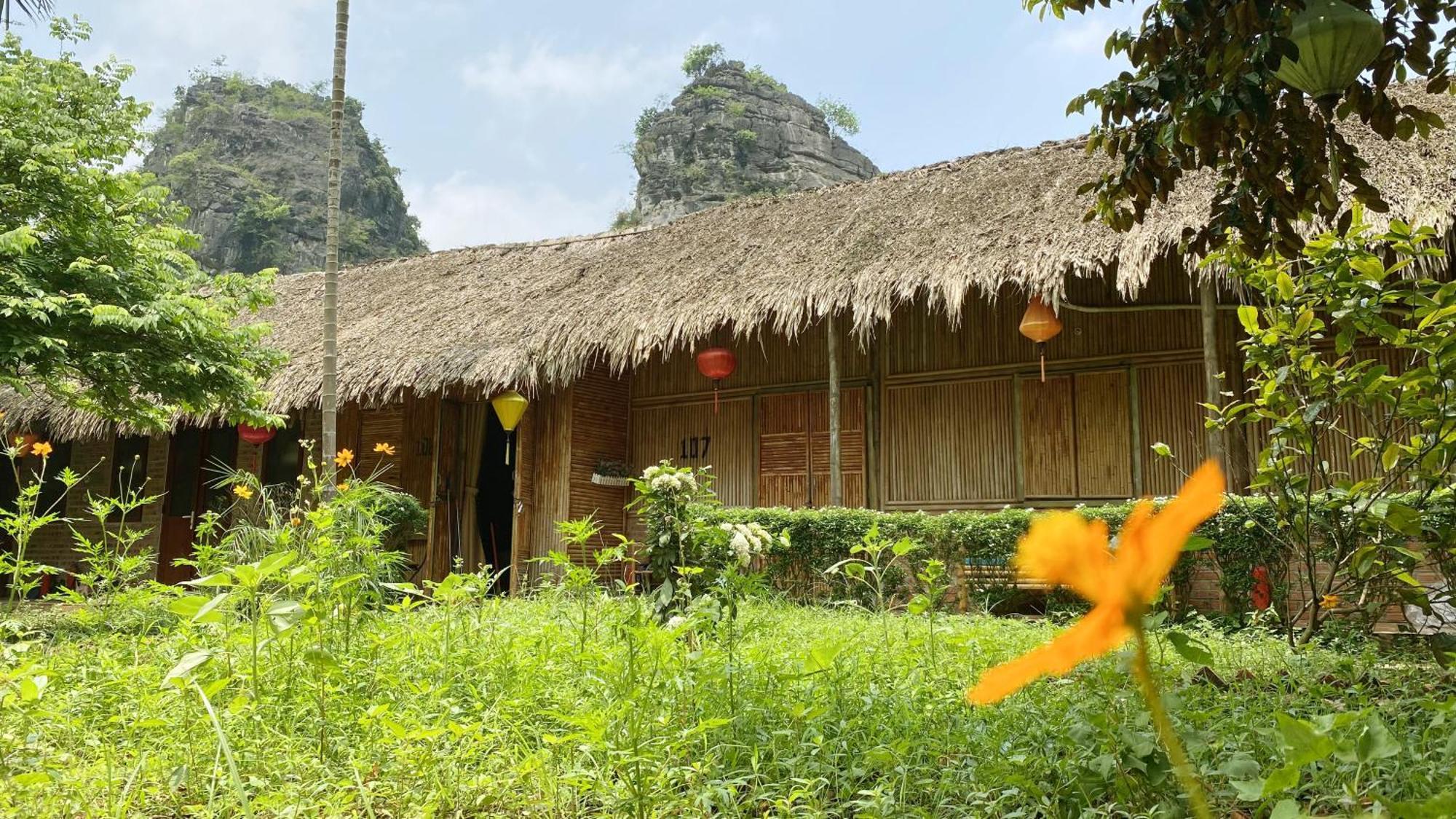 Quoc Khanh Bamboo Homestay Νιν Μπιν Εξωτερικό φωτογραφία