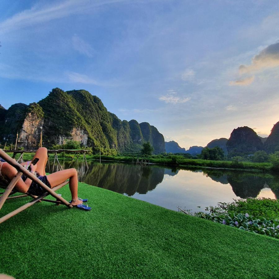 Quoc Khanh Bamboo Homestay Νιν Μπιν Εξωτερικό φωτογραφία